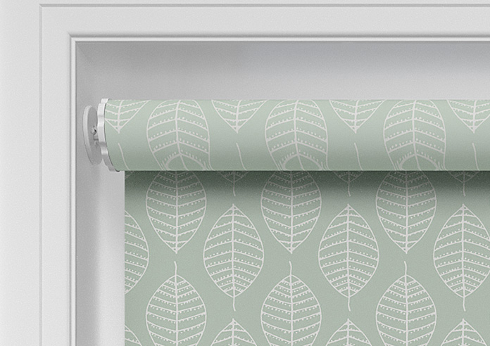 Beech Leaf (Blackout), Light Mint - Twist&Fit Roller Blind - Image 10